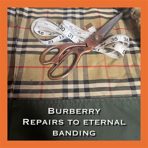 burberry jacket repairs|burberry rainwear repair.